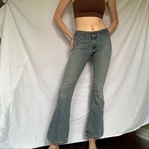 Early 2000’s Low Rise Fit and Flare Jeans